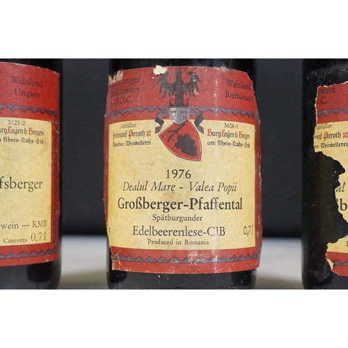 495 - Alcohol - Seven 700ml / 70cl bottles of Pieroth to include 3 x 1976, 1979, etc