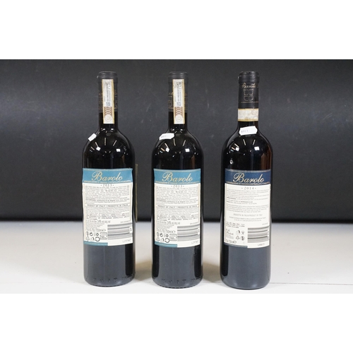 496 - Alcohol - Collection of 11 750ml bottles of red wine to include 3 x Barolo Italia (2014 and 2 x 2013... 