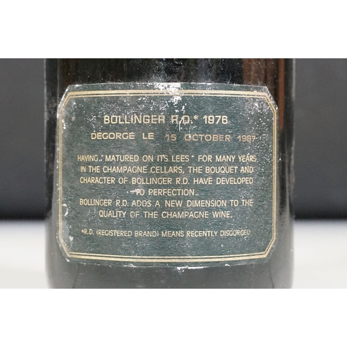 496A - Alcohol - Bottle of Bollinger RD 1976 Vintage Extra Brut Champagne, 75cl