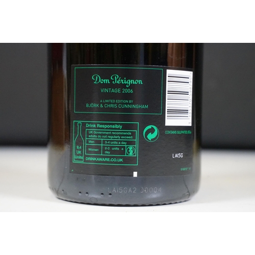 499A - Alcohol - Boxed Dom Perignon 2006 Vintage Brut Champagne, in limited edition Bjork & Chris Cunningha... 