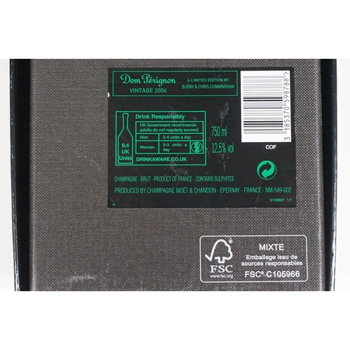 499A - Alcohol - Boxed Dom Perignon 2006 Vintage Brut Champagne, in limited edition Bjork & Chris Cunningha... 