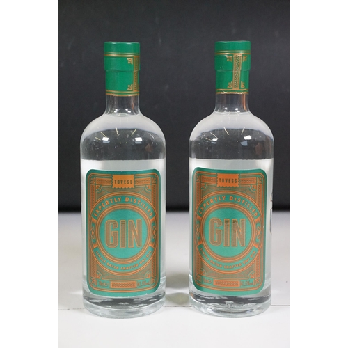 501 - Alcohol - Collection of 13 700ml / 70cl bottles of gin to include Hawkridge London Dry Gin, 2 x Tove... 