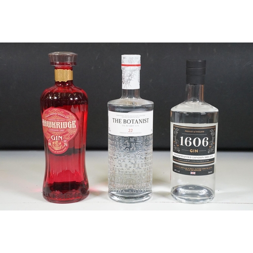 501 - Alcohol - Collection of 13 700ml / 70cl bottles of gin to include Hawkridge London Dry Gin, 2 x Tove... 