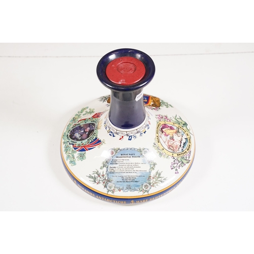 502 - Alcohol - The Pusser's Admiral Lord Nelson Ships Decanter (Sealed), together with a HMS Victory Traf... 