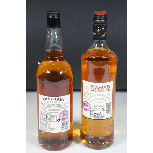 507 - Alcohol - Seven bottles of mixed alcohol to include 4 x 1 Litre bottles of Harvey's Solera Sherry Th... 