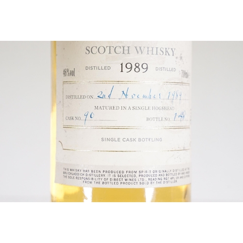 511 - Alcohol - First Cask Linkwood Islay 1989 Rare Single Cask Single Malt Scotch Whisky. Aged 19 Years. ... 