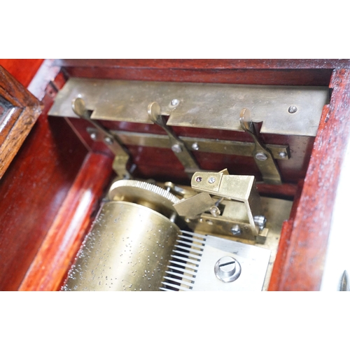 139A - Mid 19th Century 8 Airs Lecoultre Freres Music Box (C. 1860) with original tune sheet