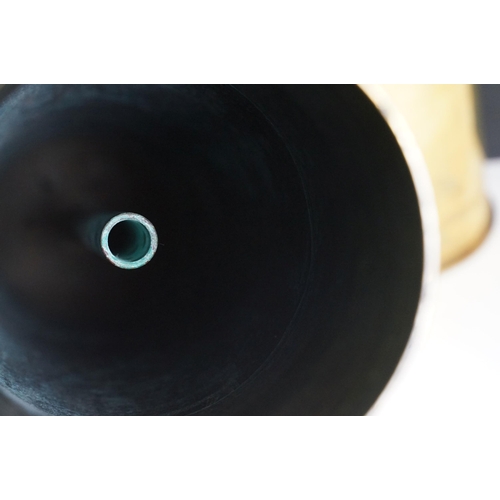 149 - Pair of 4.5 Pound Spent artillery shells, measures 69.5cm tall