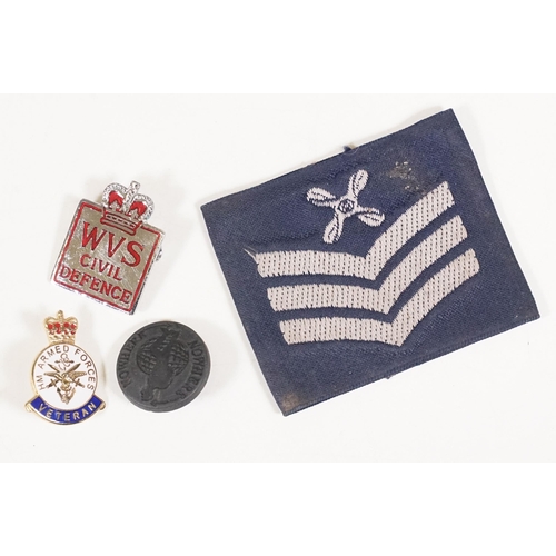 429 - Collection of mixed RAF related items to include Field Service Pocket Book 1913, wooden Royal Air Fo... 