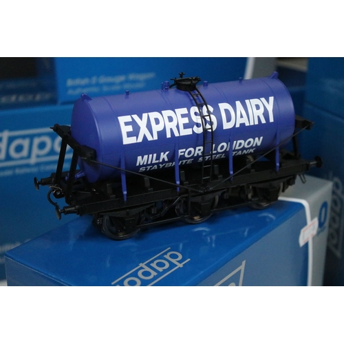 126 - Six boxed Dapol OO gauge items of rolling stock to include 7F-053-008, 7F-016-002, 7F-051-035W, 7F-0... 