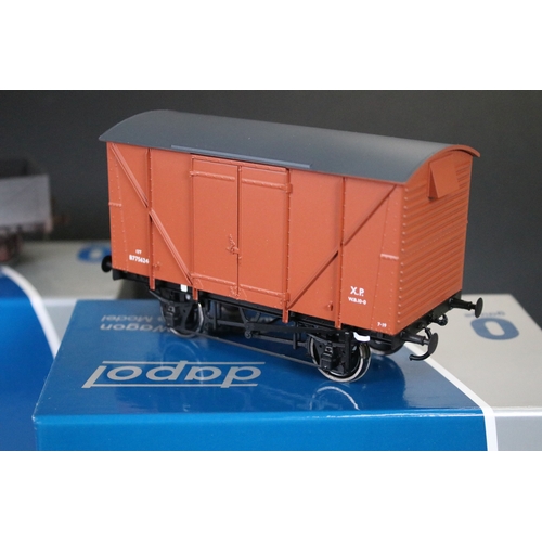 126 - Six boxed Dapol OO gauge items of rolling stock to include 7F-053-008, 7F-016-002, 7F-051-035W, 7F-0... 