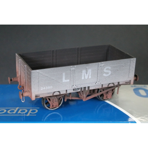 126 - Six boxed Dapol OO gauge items of rolling stock to include 7F-053-008, 7F-016-002, 7F-051-035W, 7F-0... 