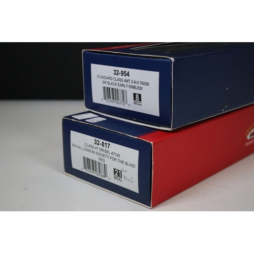 145 - Two boxed Bachmann OO gauge locomotives to include 32-817 Class 47 Diesel 47745 Royal London Society... 