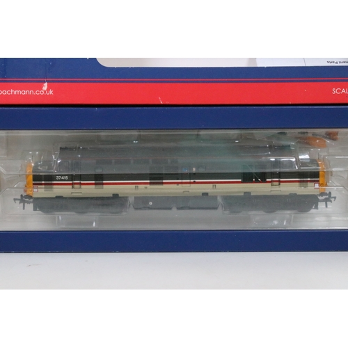 147 - Two boxed Bachmann OO gauge locomotives to include 32-385 Class 37/4 Diesel 37415 Intercity and 32-0... 