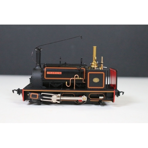 163 - Boxed Bachmann Narrow Gauge 71-027 Quarry Hunslet 0-4-0 Tank Margaret Penhryn Quarry lined black loc... 
