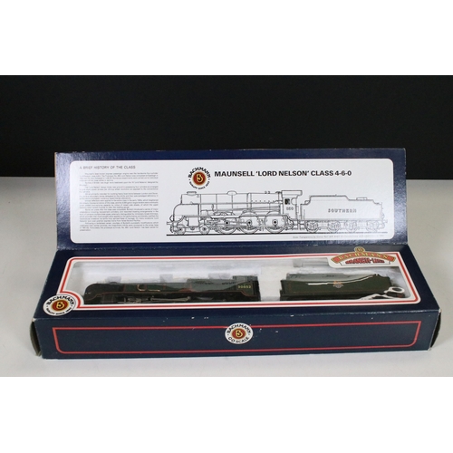 172 - Two boxed Bachmann OO gauge locomotives to include 31-405 Lord Nelson 30852 Sir Walter Raleigh and 3... 