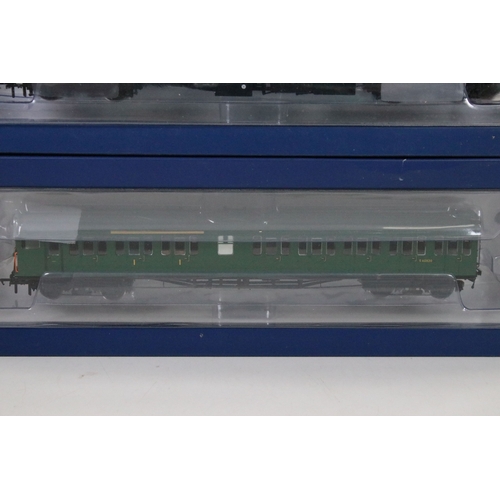 199 - Boxed Bachmann OO gauge 31-236X 2-H Thumper Two Car DEMU BR green small yellow panel set produced ex... 