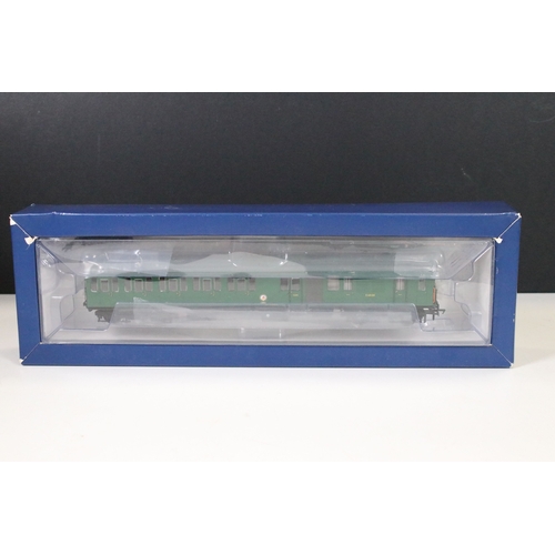 199 - Boxed Bachmann OO gauge 31-236X 2-H Thumper Two Car DEMU BR green small yellow panel set produced ex... 