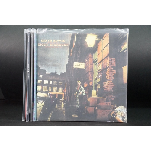 106 - Vinyl - 5 recent release / reissue David Bowie LPs to include Ziggy Stardust, David Bowie (2009 ltd ... 