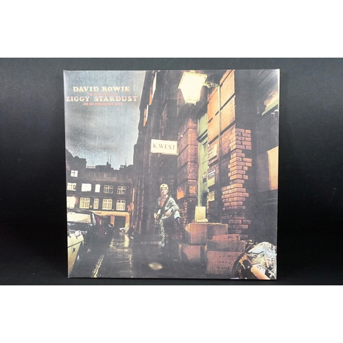 106 - Vinyl - 5 recent release / reissue David Bowie LPs to include Ziggy Stardust, David Bowie (2009 ltd ... 