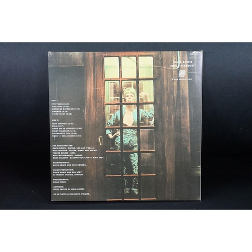 106 - Vinyl - 5 recent release / reissue David Bowie LPs to include Ziggy Stardust, David Bowie (2009 ltd ... 