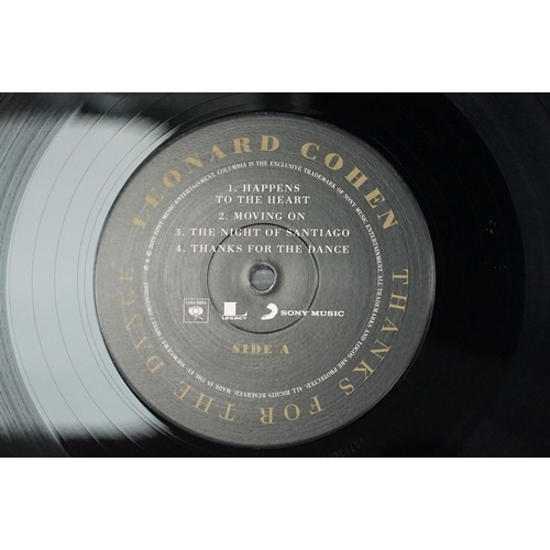 107 - Vinyl - 7 Leonard Cohen LPs to include Thanks For The Dance, Various Positions, Live In London, You ... 
