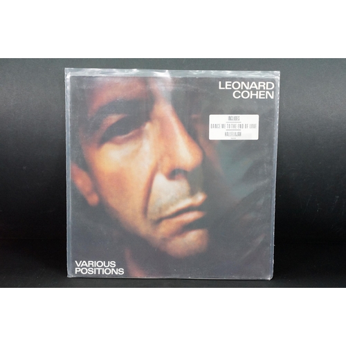 107 - Vinyl - 7 Leonard Cohen LPs to include Thanks For The Dance, Various Positions, Live In London, You ... 