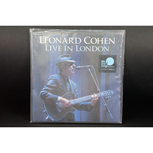 107 - Vinyl - 7 Leonard Cohen LPs to include Thanks For The Dance, Various Positions, Live In London, You ... 