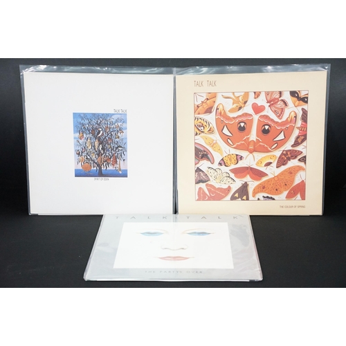 116 - Vinyl - 3 Talk Talk LPs to include The Colour Of Spring (test pressing), Spirit Of Eden, The Party's... 