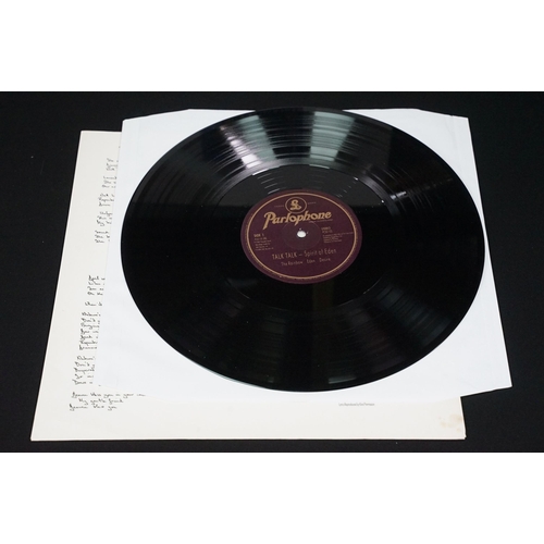 116 - Vinyl - 3 Talk Talk LPs to include The Colour Of Spring (test pressing), Spirit Of Eden, The Party's... 