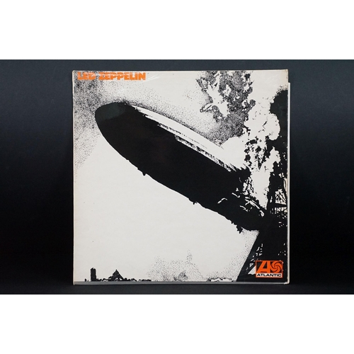 118 - Vinyl - 4 original pressing Led Zeppelin LPs (plum labels) to include Self Titled (grey strip to bot... 