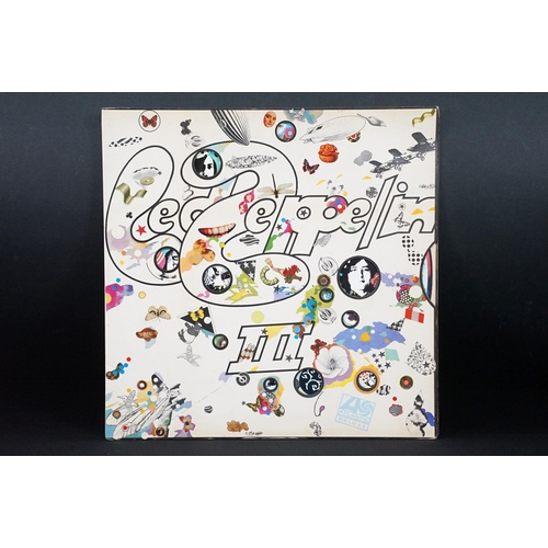 118 - Vinyl - 4 original pressing Led Zeppelin LPs (plum labels) to include Self Titled (grey strip to bot... 