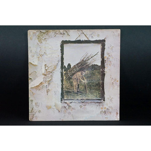 118 - Vinyl - 4 original pressing Led Zeppelin LPs (plum labels) to include Self Titled (grey strip to bot... 