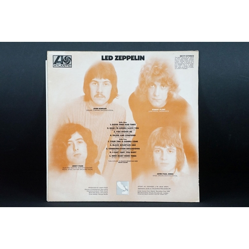 118 - Vinyl - 4 original pressing Led Zeppelin LPs (plum labels) to include Self Titled (grey strip to bot... 