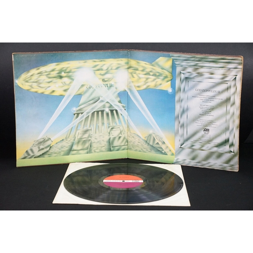 118 - Vinyl - 4 original pressing Led Zeppelin LPs (plum labels) to include Self Titled (grey strip to bot... 