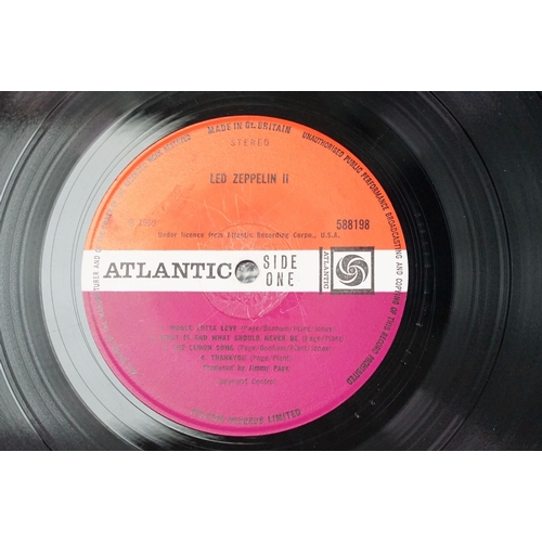 118 - Vinyl - 4 original pressing Led Zeppelin LPs (plum labels) to include Self Titled (grey strip to bot... 