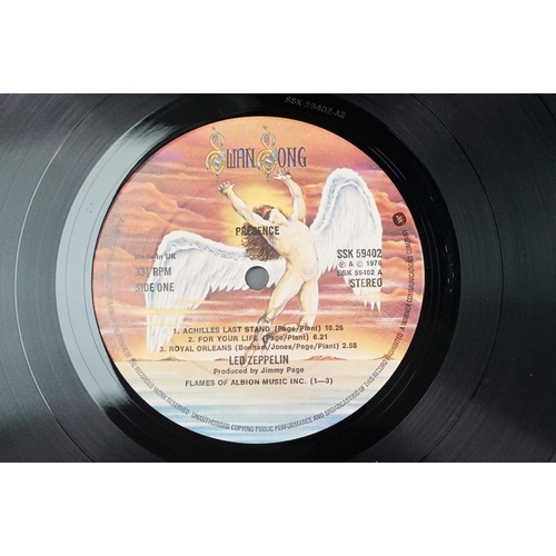 119 - Vinyl - 5 Led Zeppelin LPs to include III (working wheel), Physical Graffiti (German press), Presenc... 