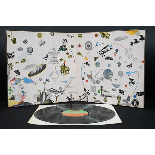 119 - Vinyl - 5 Led Zeppelin LPs to include III (working wheel), Physical Graffiti (German press), Presenc... 