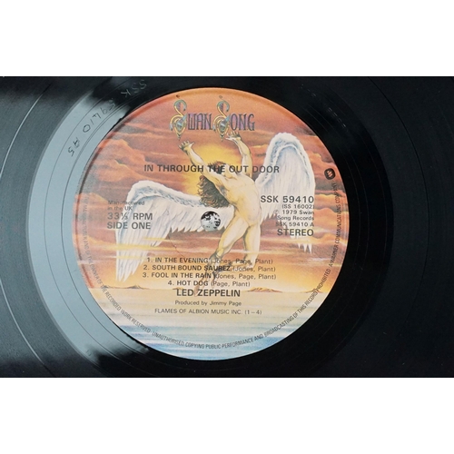 119 - Vinyl - 5 Led Zeppelin LPs to include III (working wheel), Physical Graffiti (German press), Presenc... 