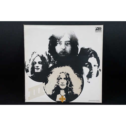 119 - Vinyl - 5 Led Zeppelin LPs to include III (working wheel), Physical Graffiti (German press), Presenc... 