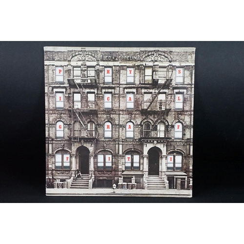 119 - Vinyl - 5 Led Zeppelin LPs to include III (working wheel), Physical Graffiti (German press), Presenc... 