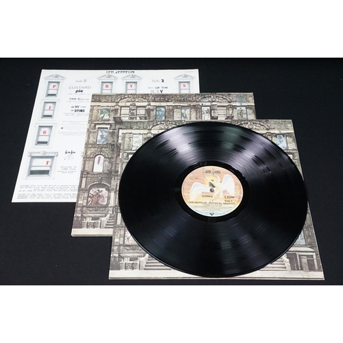 119 - Vinyl - 5 Led Zeppelin LPs to include III (working wheel), Physical Graffiti (German press), Presenc... 