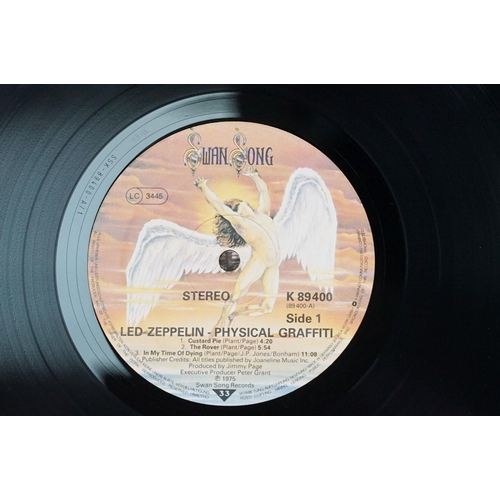 119 - Vinyl - 5 Led Zeppelin LPs to include III (working wheel), Physical Graffiti (German press), Presenc... 