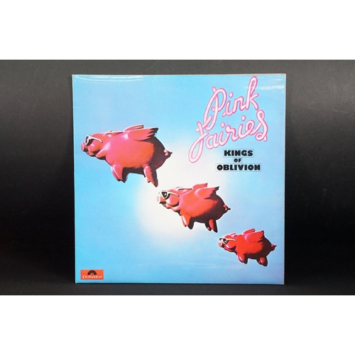 142 - Vinyl - 3 Pink Fairies original UK pressing LP’s to include: Never Neverland (Polydor – 2383 045, UK... 