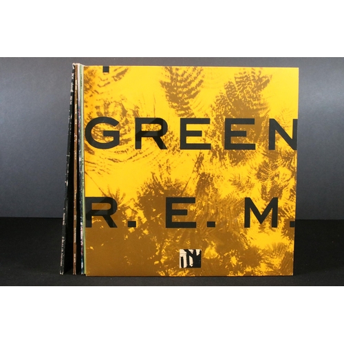 390 - Vinyl - 5 REM LPs to include Green, Out Of Time, Murmur, Fables Of The Reconstruction, Reckoning (Vg... 