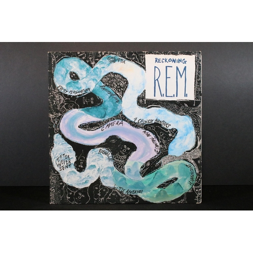 390 - Vinyl - 5 REM LPs to include Green, Out Of Time, Murmur, Fables Of The Reconstruction, Reckoning (Vg... 