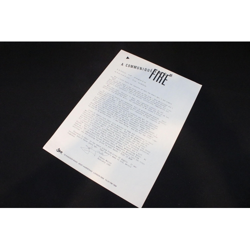 483 - Vinyl - Minimal Synth / New Wave - Lives Of Angels – Elevator To Eden LP on Fire Records – FIRE LP2,... 