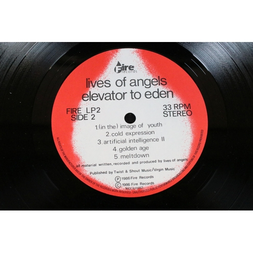 483 - Vinyl - Minimal Synth / New Wave - Lives Of Angels – Elevator To Eden LP on Fire Records – FIRE LP2,... 