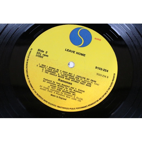 497 - Vinyl - 2 Ramones original UK pressing LPs to include Rocket To Russia (with printed inner), Leave H... 