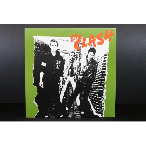 502 - Vinyl - 6 The Clash LPs to include Combat (with poster), self titled, London Calling, Give Em Enough... 